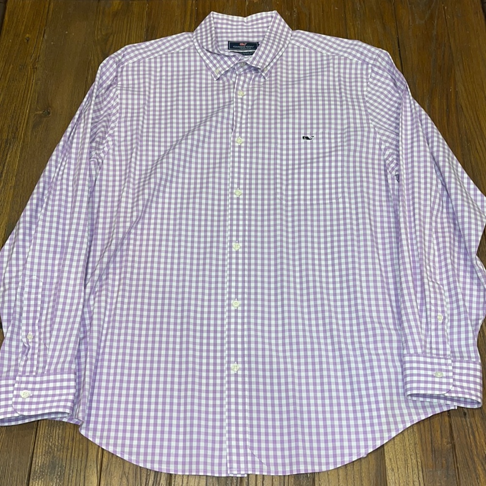 Vineyard Vines Classic Fit Tucker Shirt Button Down Size: XL